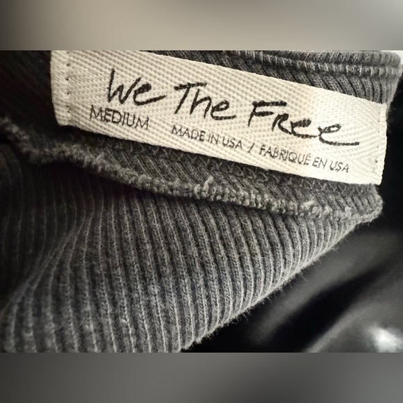 Free People Tan Lines Asymmetrical Ribbed Tank Top - Picture 4 of 5